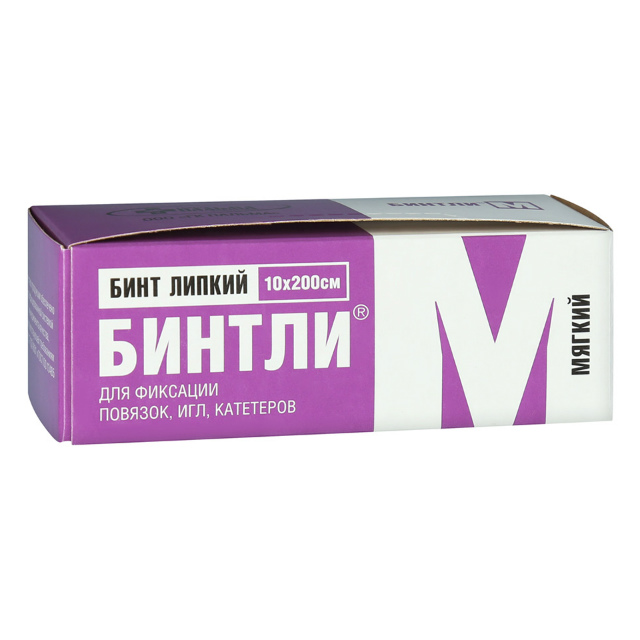 Бинт липкий Бинтли-М 10*200 см