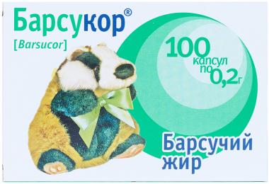 Барсучий жир капс № 100 (Багира)