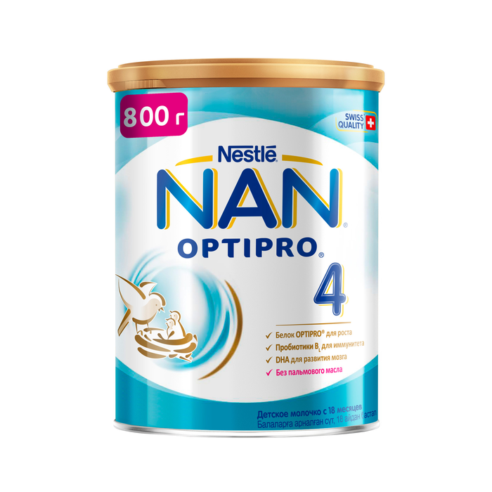 Нан-4 Optipro Молочная смесь 800 г