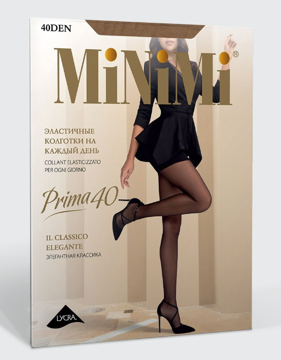 Колготки Minimi Prima 40 (10/100) (2, Caramello)