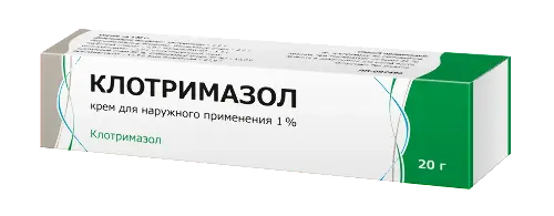 Клотримазол крем 1% 20 г (Тульская ФФ)