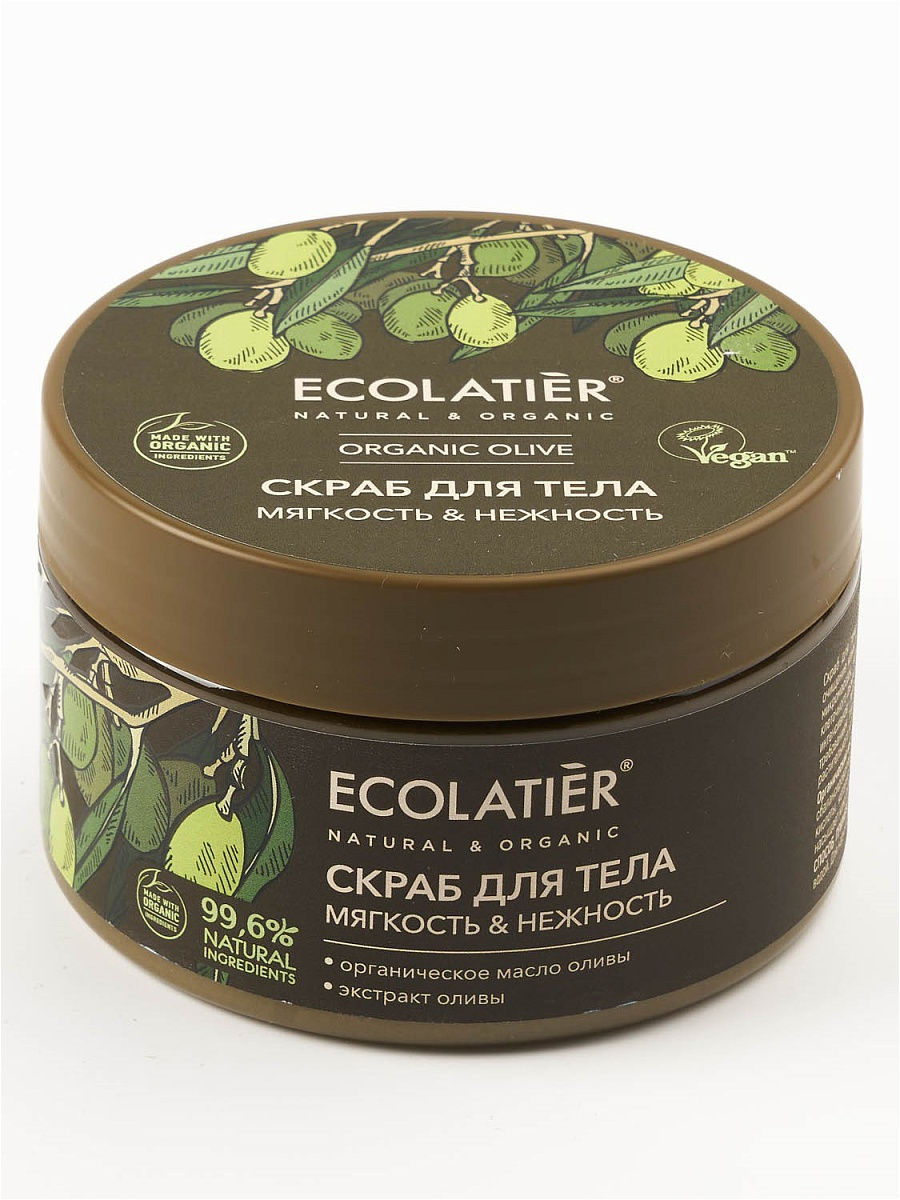 Ecolatier Green Olive Скраб для тела Мягкость и нежность 300 г