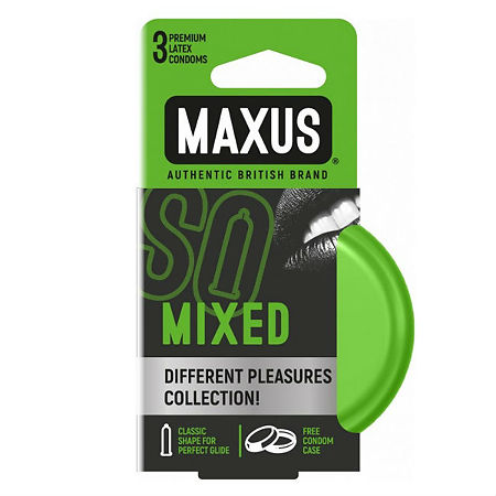 Презервативы Maxus  Mixed №  3 ж/к
