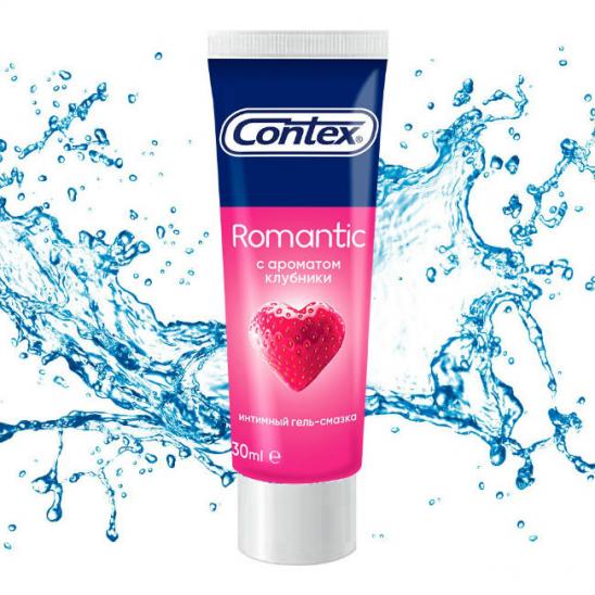 Гель-смазка "Contex Romantic"  30 мл (ароматизированная)