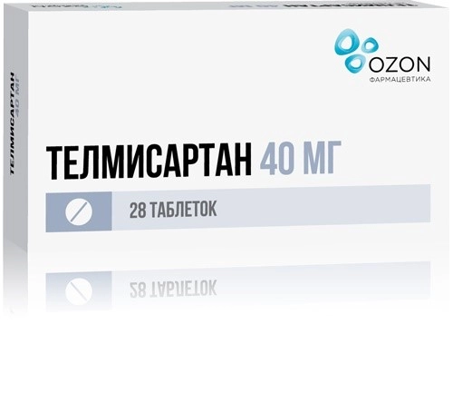 Телмисартан тб 40 мг № 28