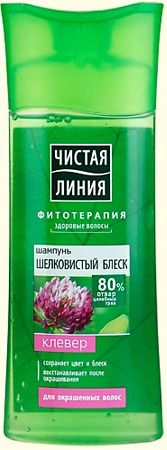 Чистая линия Шампунь Клевер для окрашенных волос 400 мл