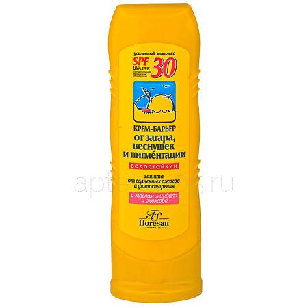 Флоресан114 Крем-барьер от загара, веснушек и пигмент SPF30 125 мл