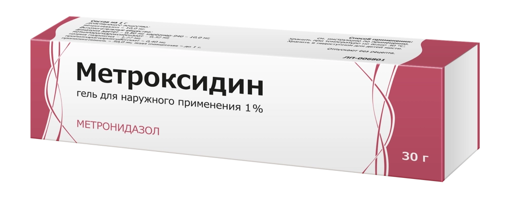 Метроксидин гель 1% 30 г