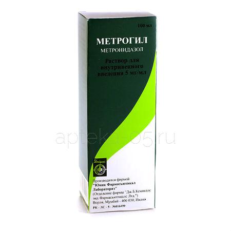 Метрогил фл 0,5% 100 мл