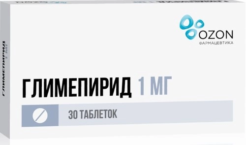 Глимепирид тб 1 мг № 30 (Озон)