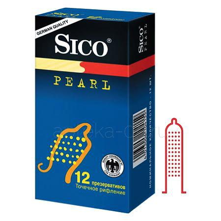 Презервативы Sico Pearl (с точечным рефлением) №  12