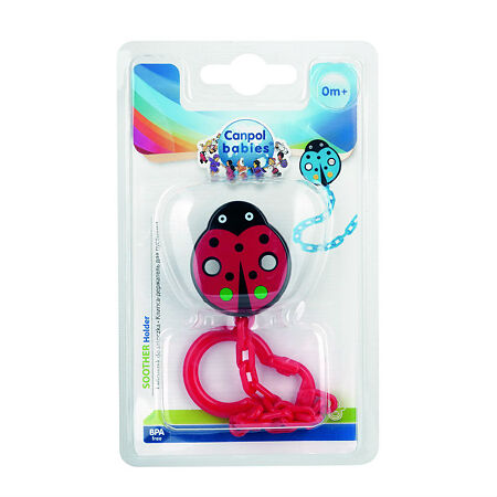 Canpol Держатель для пустышки "Божья коровка" 10/873