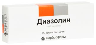 Диазолин др 0,1 № 20 (Марбиофарм)
