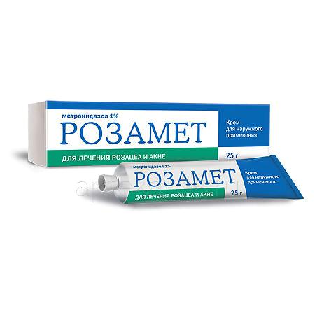 Розамет (метронидазол) крем 1% 25 г