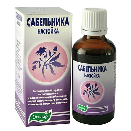 Сабельника настойка 100 мл (Эвалар)