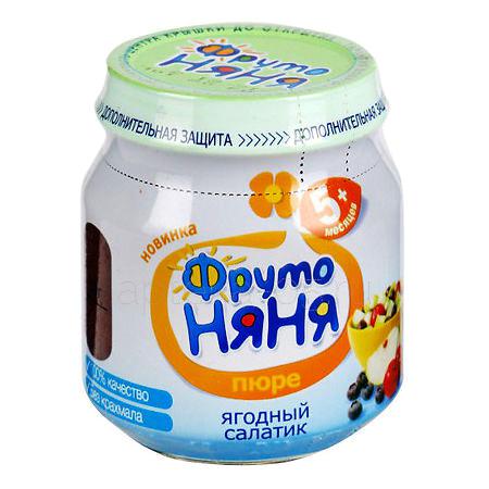 Фруто Няня Пюре Ягодный салатик 100 г