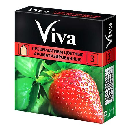 Презервативы "Viva" (цветные ароматизированные) №  3