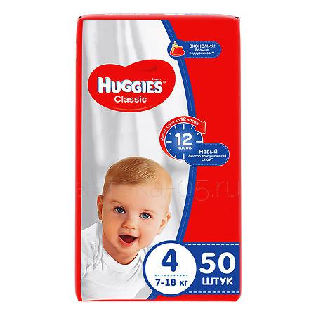 Huggies Подгузники Классик 4 (7-18 кг) № 50