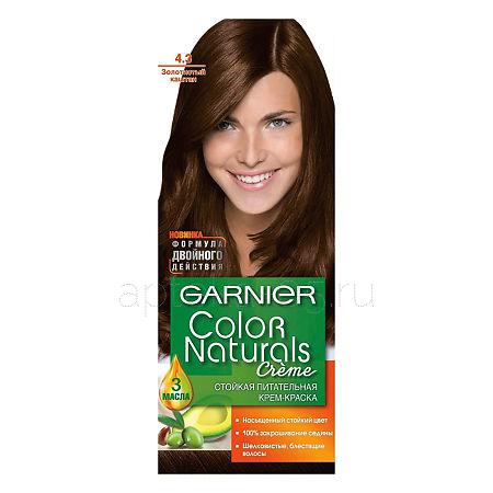 Garnier Краска для волос Color Naturals 4.3 золотистый каштан