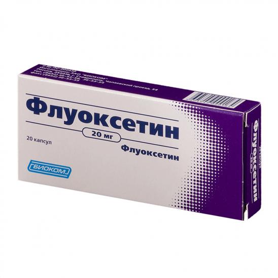 Флуоксетин капс 20 мг № 20 (Промед)