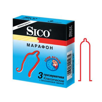 Презервативы Sico Marafon (с анестетиком) №  3