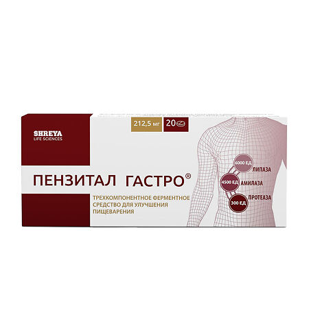 Пензитал Гастро тб №  20