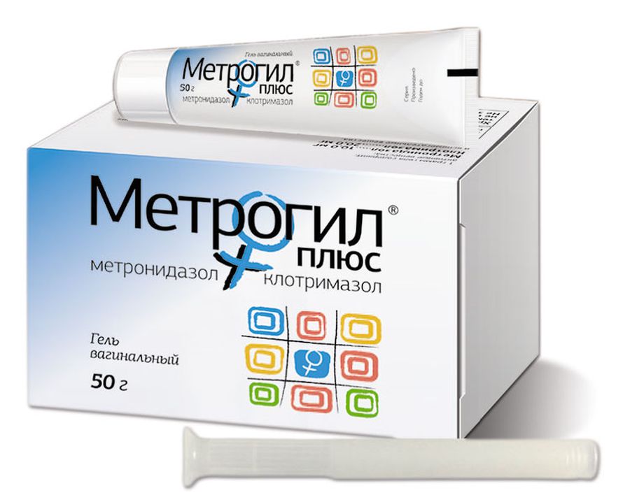 Метрогил Плюс гель вагинальный 50 г + аппликатор № 10