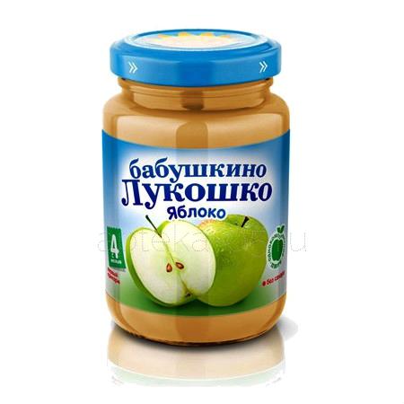 Бабушкино Лукошко Пюре 100 г Яблоко