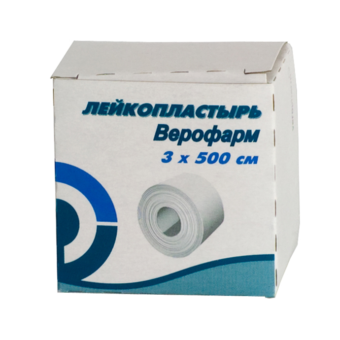Лейкопластырь рулон 4х500 (Верофарм)