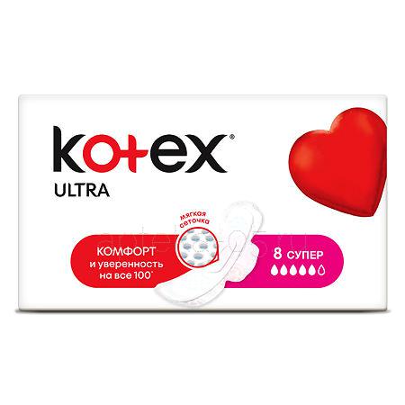 Kotex Прокладки ультра сетч супер №  8