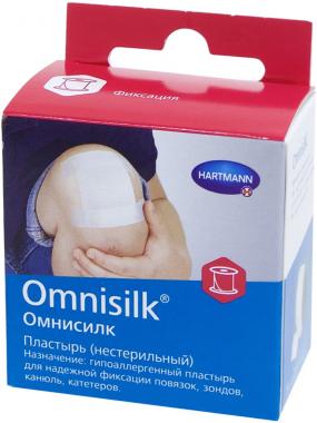 Хартманн Лейкопластырь рулон "Omnisilk" из шелка  5мх2,5см белый