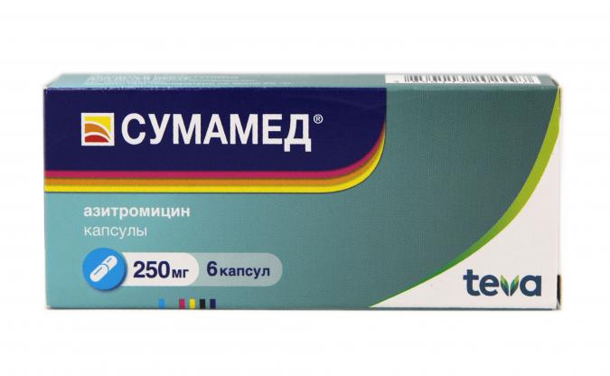 Сумамед капс 250 мг № 6