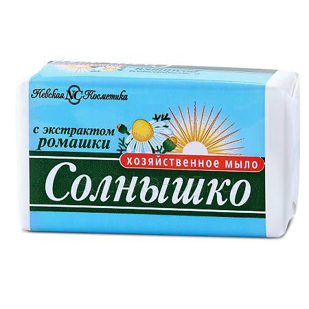 Мыло Хозяйственное Солнышко Ромашка 140 г