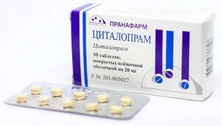 Циталопрам тб 20 мг № 30 (Пранафарм)