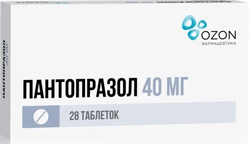 Пантопразол тб 40 мг № 28 (Озон)