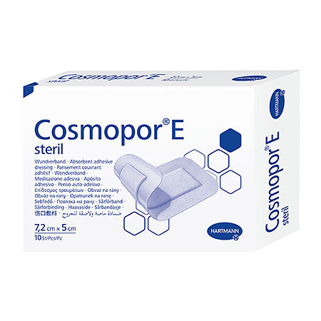 Хартманн Повязка Cosmopor самоклеящаяся послеоперационная  7,2х5см № 10