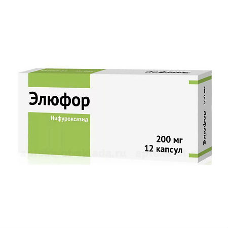 Элюфор капс 200 мг № 12
