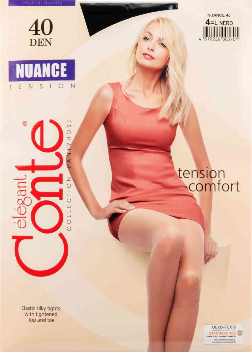 Колготки Conte Nuanse 40 (4, nero)