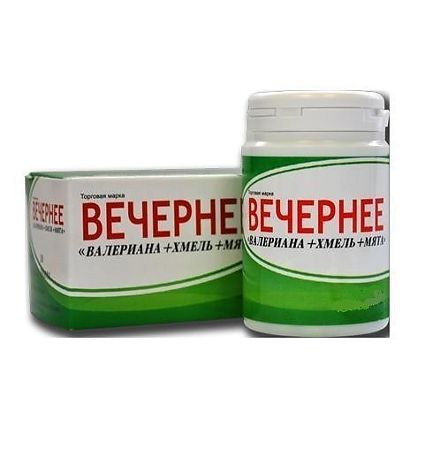 Вечернее (Валериана+Хмель+Мята) др №  50
