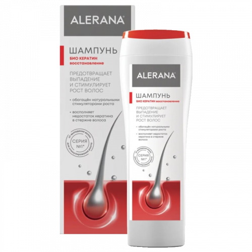 Алерана шампунь Био Кератин восстанавливающий 250 мл