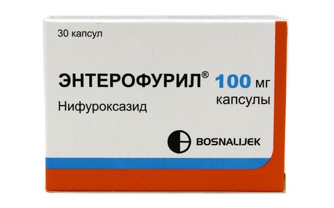 Энтерофурил капс 100 мг № 30 (Босналек)