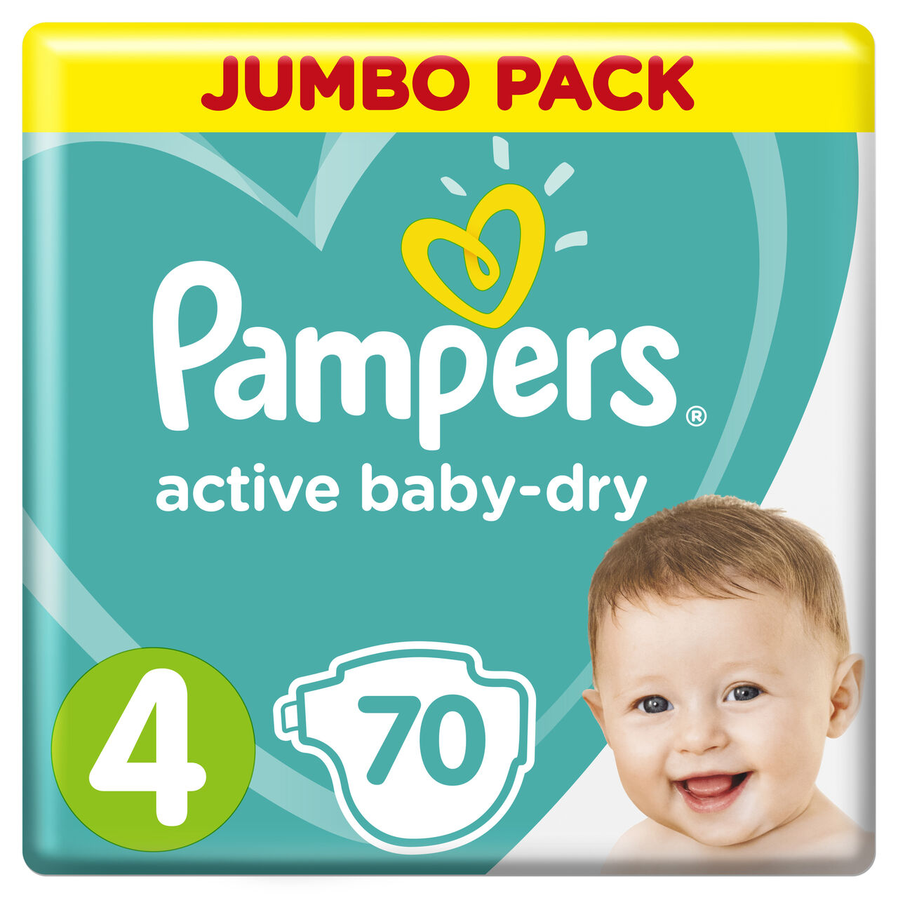 Pampers Подгузники Active Baby-Dry Maxi р.4 (7-14 кг) № 70