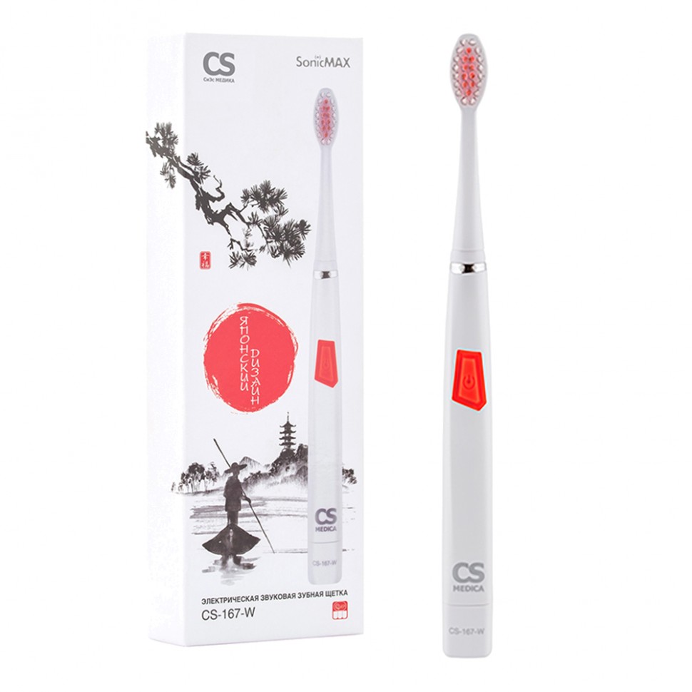 Зубная щетка звуковая CS Medica SonicMax CS-167 W (белая)