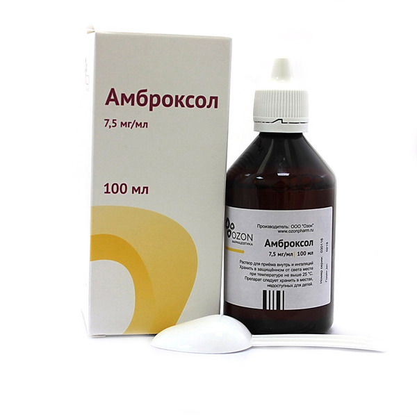Амброксол р-р  7,5 мг/мл фл 100 мл (Озон)