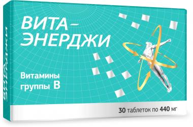 Вита-Энерджи Витамины группы В тб 440 мг № 30