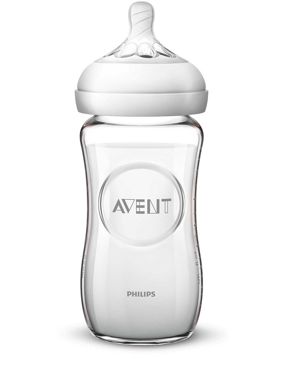Авент Бутылочка Natural (стекло) 240 мл (SCF 053/17, SCY933/01)