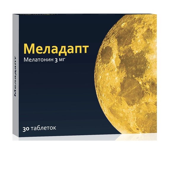 Меладапт тб 3 мг № 30