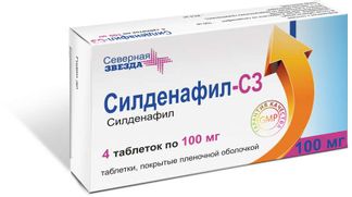Силденафил тб 100 мг №  4 (Сев.звезда)