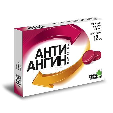 Анти-ангин Формула пастилки № 12 (Натур Продукт)