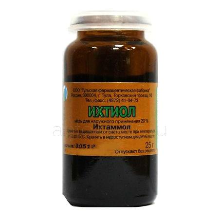 Ихтиоловая мазь 20% 25 г (Тульская ФФ)